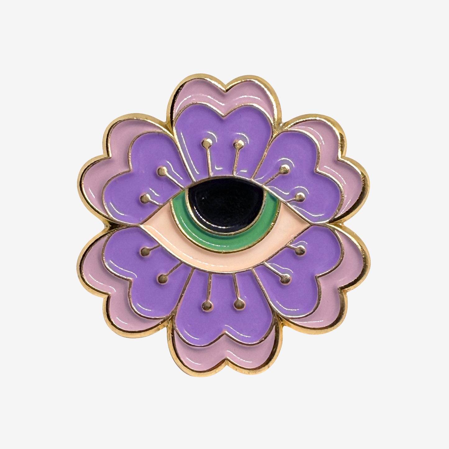 Lavender Flower Enamel Pin